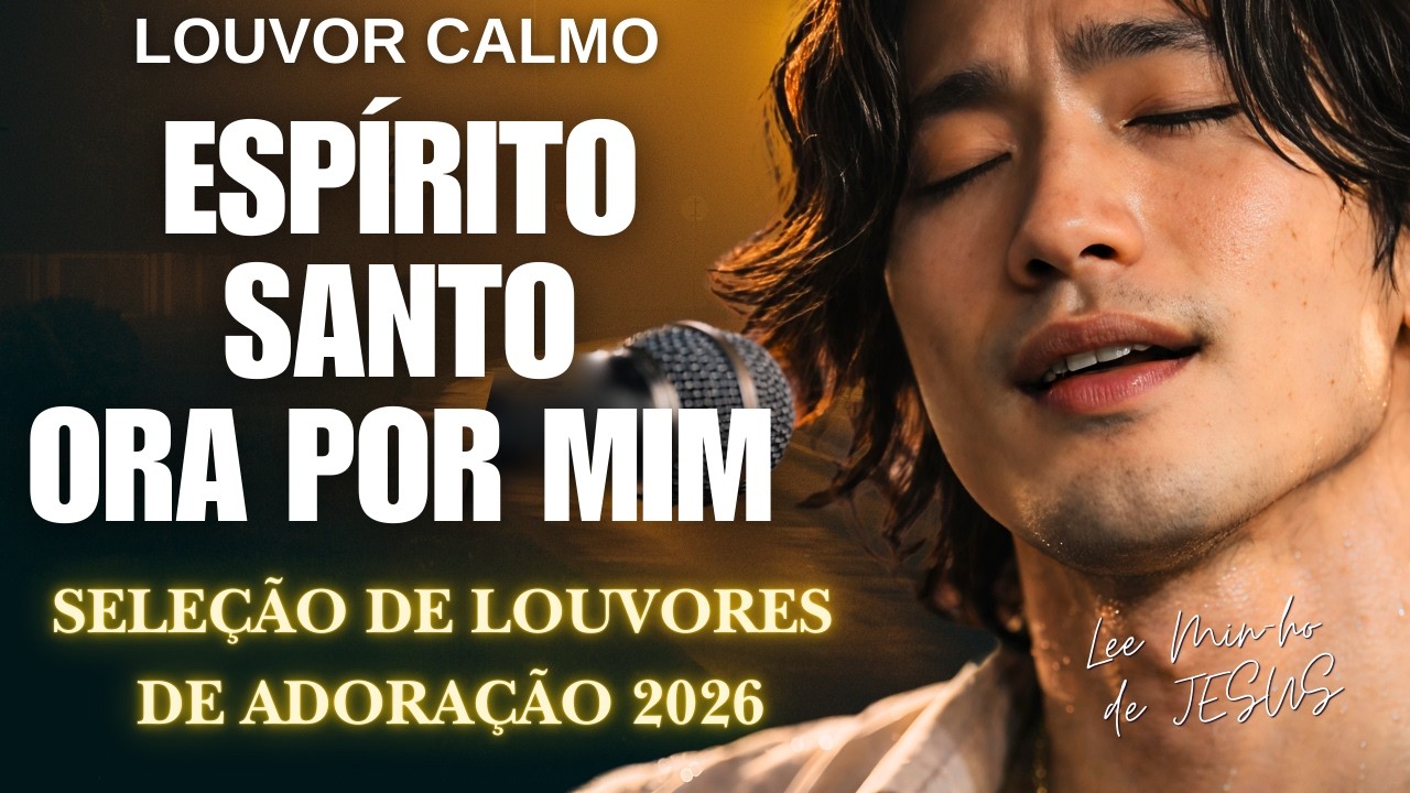 🙏LEE MIN-HO DE JESUS 2026| Espírito Santo Ora por Mim |Música Gospel Seleção de Louvores de Adoração