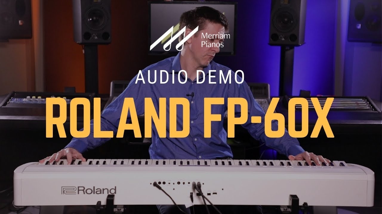 🎹Roland FP-60X Digital Piano Playing Demo - Internal Speakers vs Direct Line Out🎹