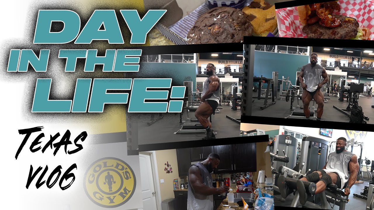 Texas Vlog // IFBB PRO Marc Hector // Day in the life /// Cheat meal