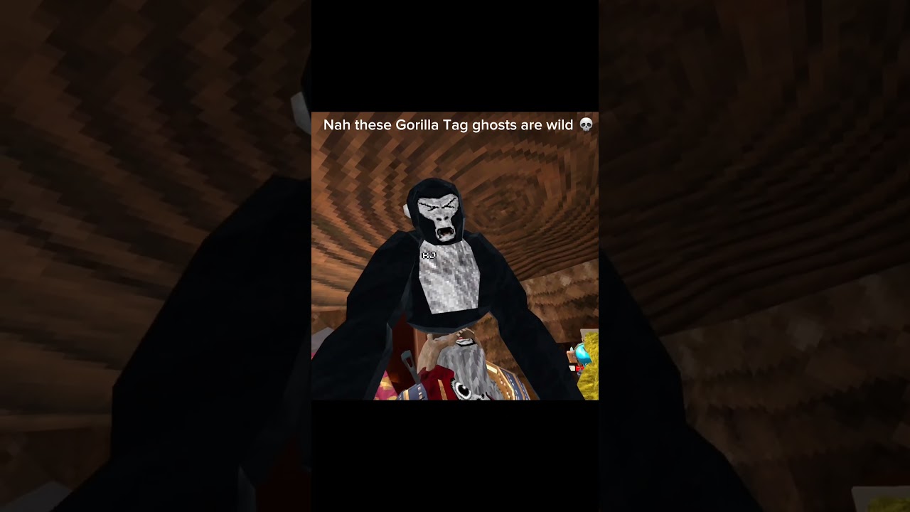 Gorilla Tag ghosts are wild 💀 #gorillatag #gtag #vr #oculus #gtagghost #ghost #funny #fyp #shorts