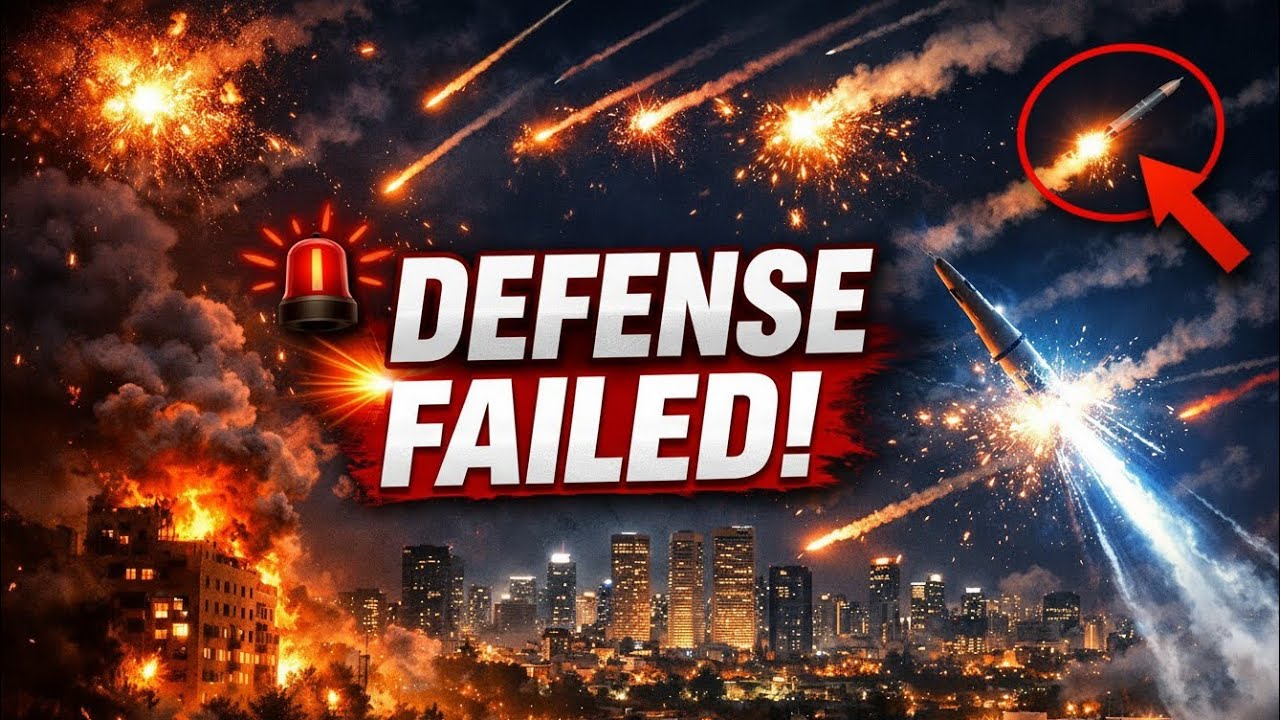 Tel Aviv Under Fire &mdash; Iran&rsquo;s Massive Missile Barrage Breaks Through Defenses