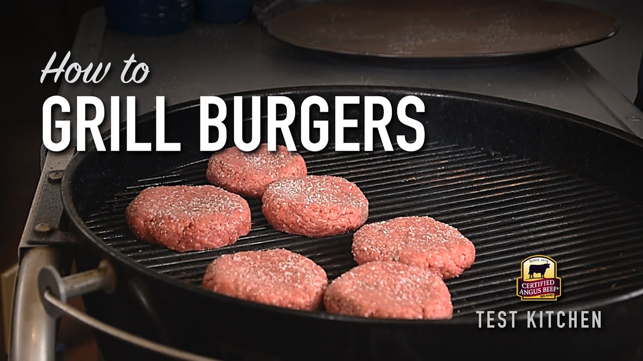 How to Grill Burgers on a Charcoal Grill