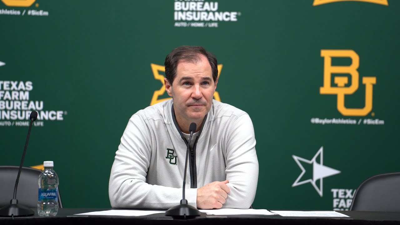 Postgame Presser: Scott Drew & Players Talk 92-73 Loss vs No. 12 Texas Tech | Baylor Basketball