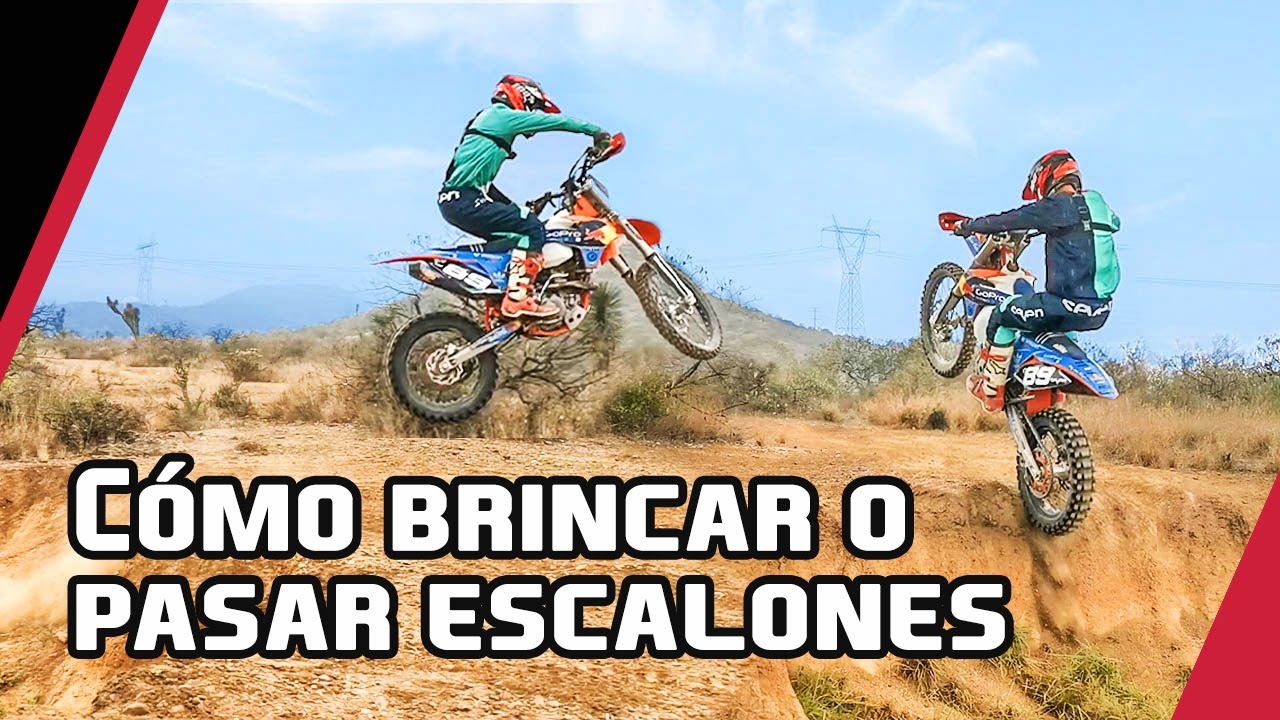 Cómo subir y saltar escalones o zanjas con tu motocicleta en 3 niveles!!