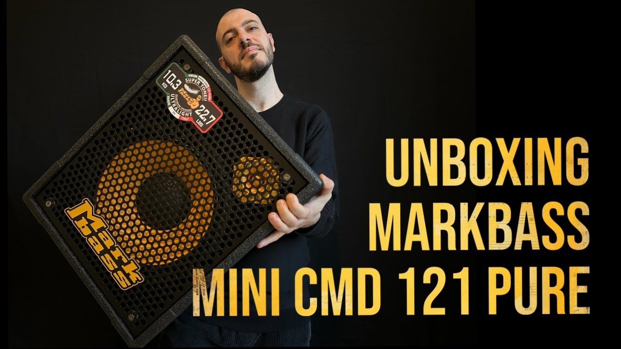 Unboxing the new MarkBass MINI CMD 121 PURE