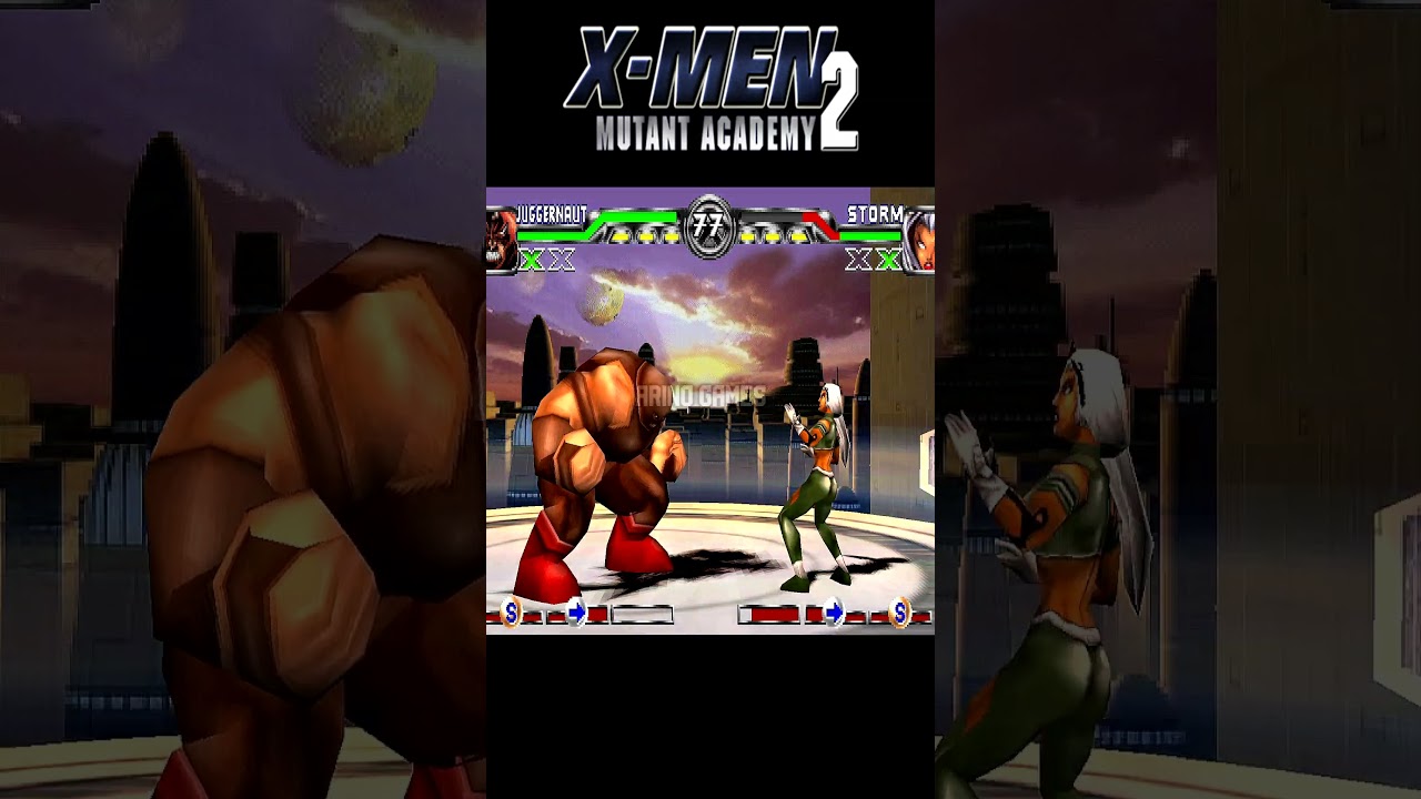 JUGGERNAUT MUTANT ACADEMY 2 VS X-MEN VS STREET FIGHTER  #streetfighter #games #gaming #xmen #xmen97