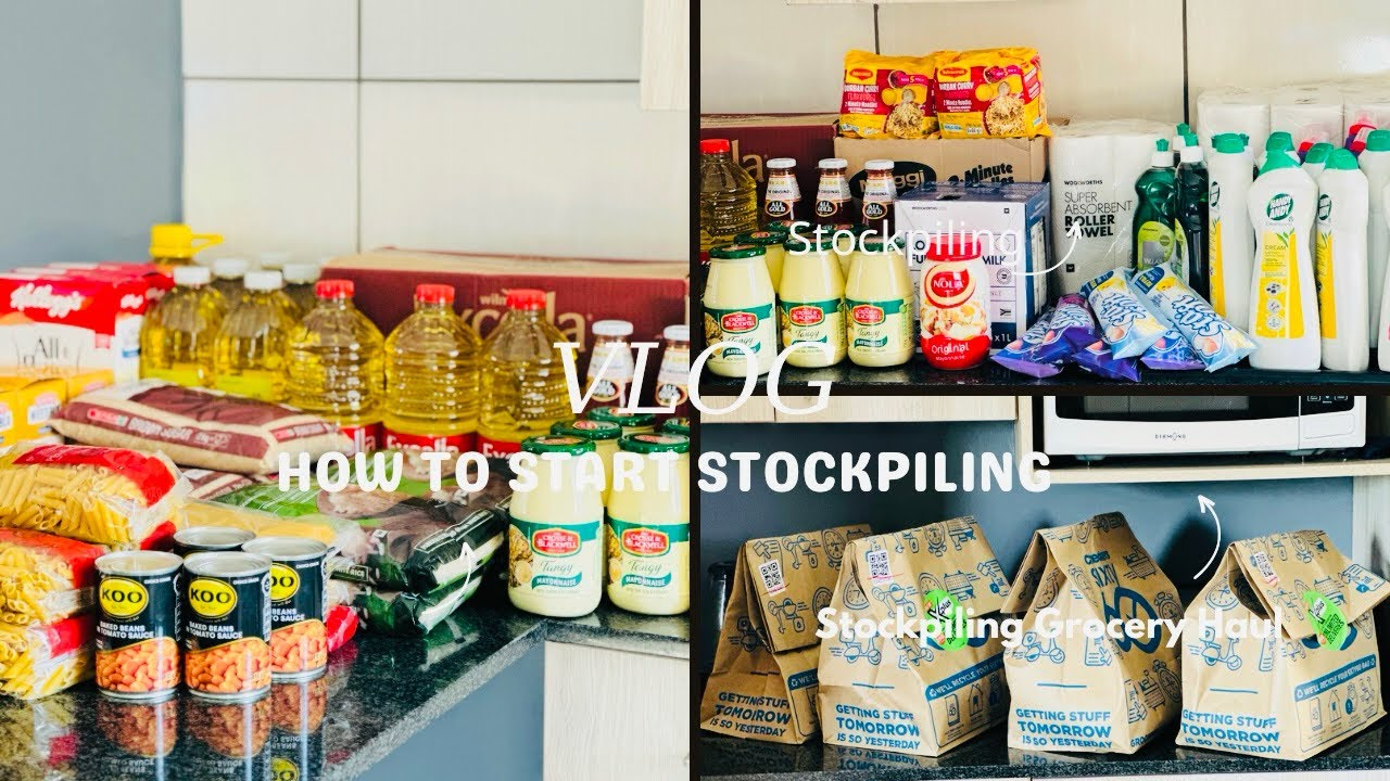 VLOG| Woolworths, PicknPay, Checkers Stockpiling Grocery Shopping & Haul |How to start Stockpiling