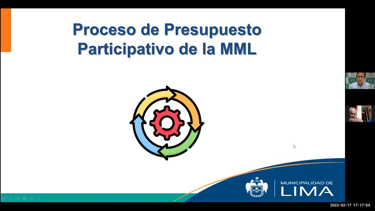 Proceso del Presupuesto Participativo - 2023: Taller de capacitación (Sesión 1)