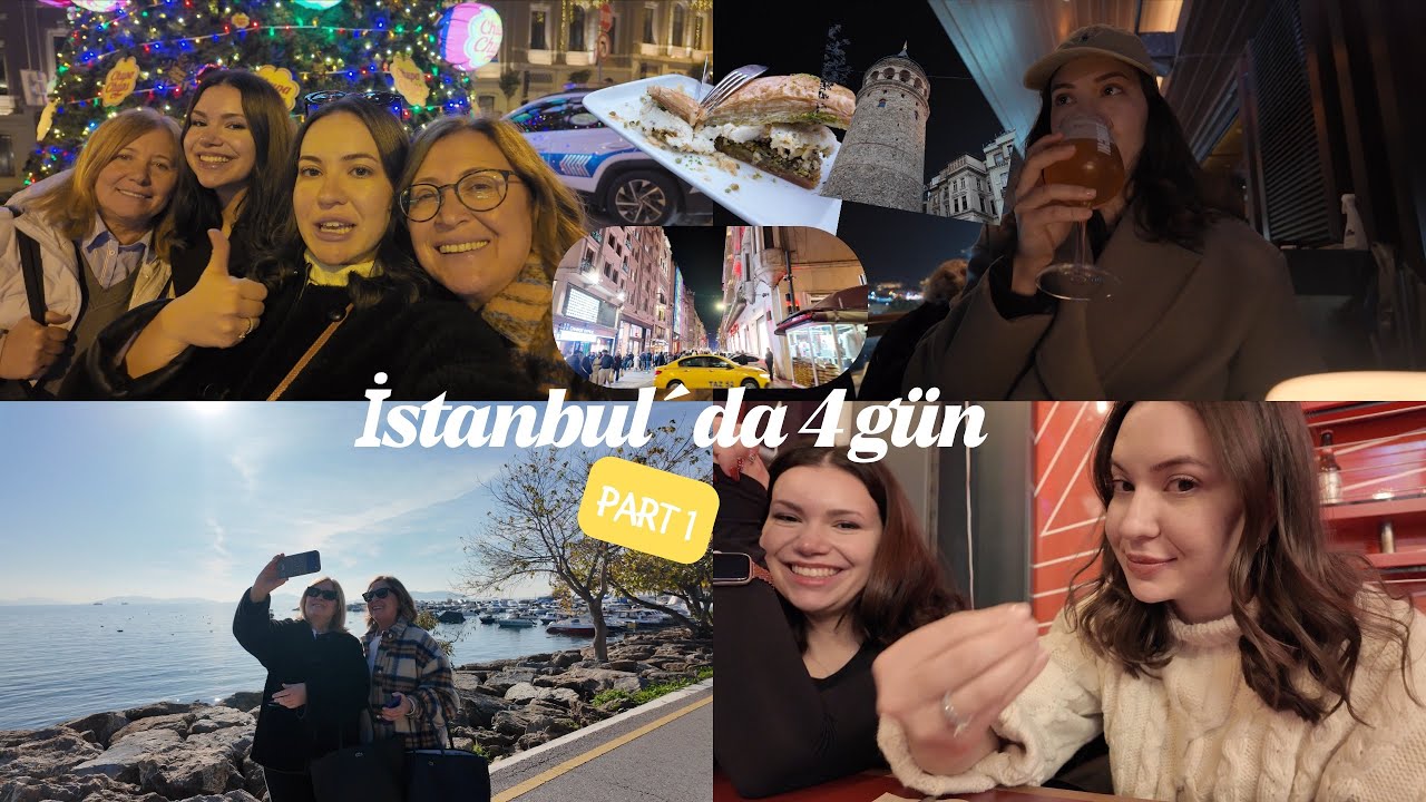 İstanbul´da kız kıza 4 gün vlog |Turist gibi gezdik, saç ekimi 2025’in en iyi şakası, part1