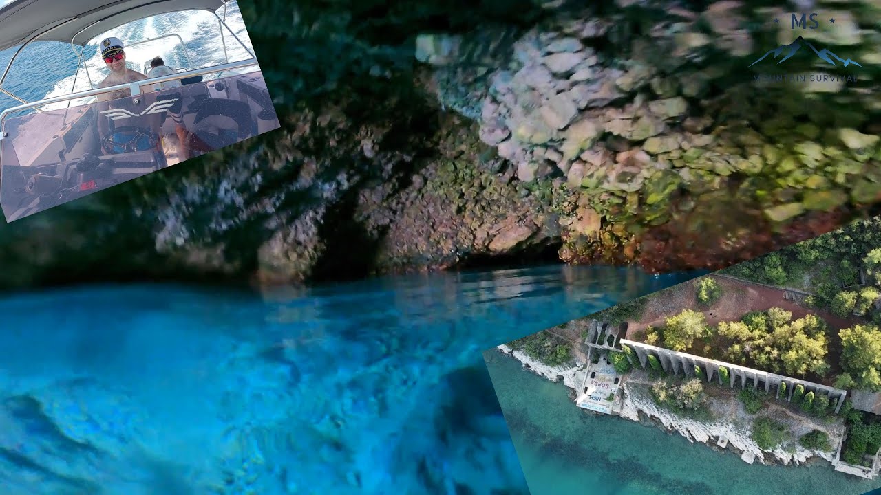 Rabac Bootsschein Skipper B, Blue Caves, Valun Insel Cres Kroatien Teleferika