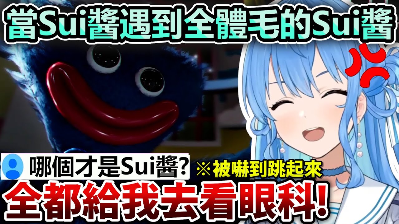 星詠者認定的體毛Sui醬直接把Sui醬嚇到起飛(物理)【Hololive中文】【Vtuber中文】【星街すいせい 】
