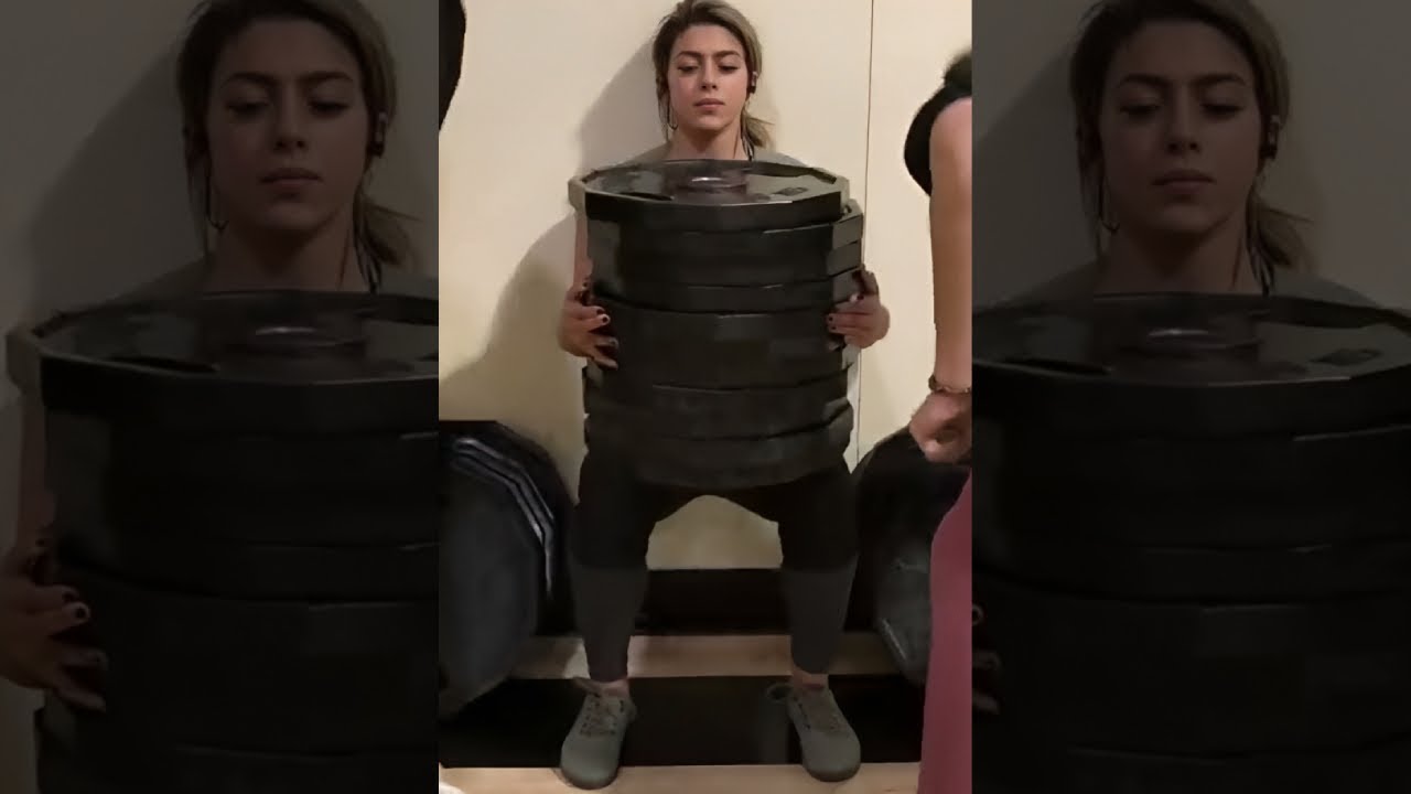 She Was Caught Lifting Fake Weights...