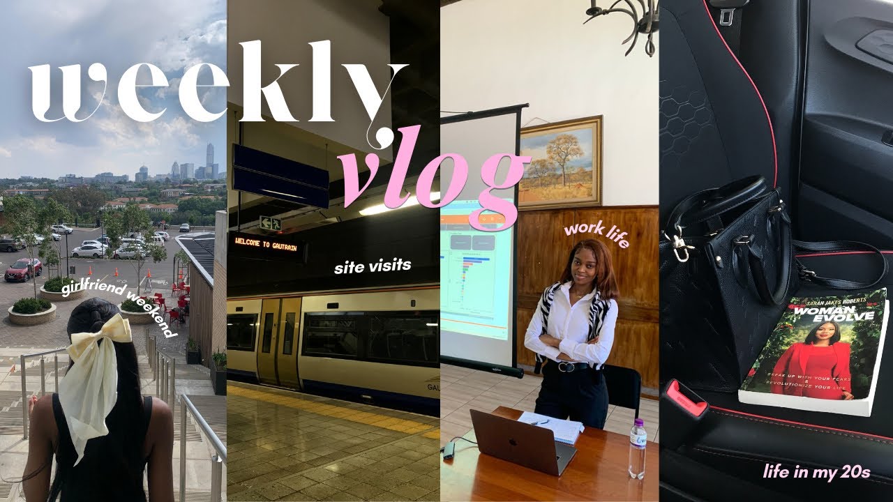 WEEKLY VLOG 🐝🎧 | a busy week in my 20s, work trips, girls weekend, new church & more | South Africa