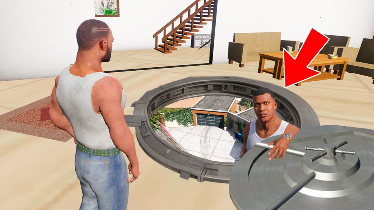 Franklin Found SECRET Hidden BASE to GTA 5 in INDIAN BIKE DRIVING 3D!
