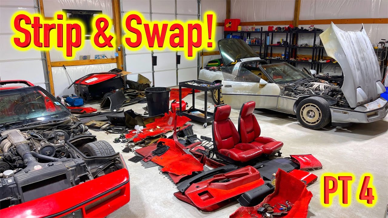 Free Florida Swamp 1985 Chevy Corvette Rescue!! Interior Swap PT 4