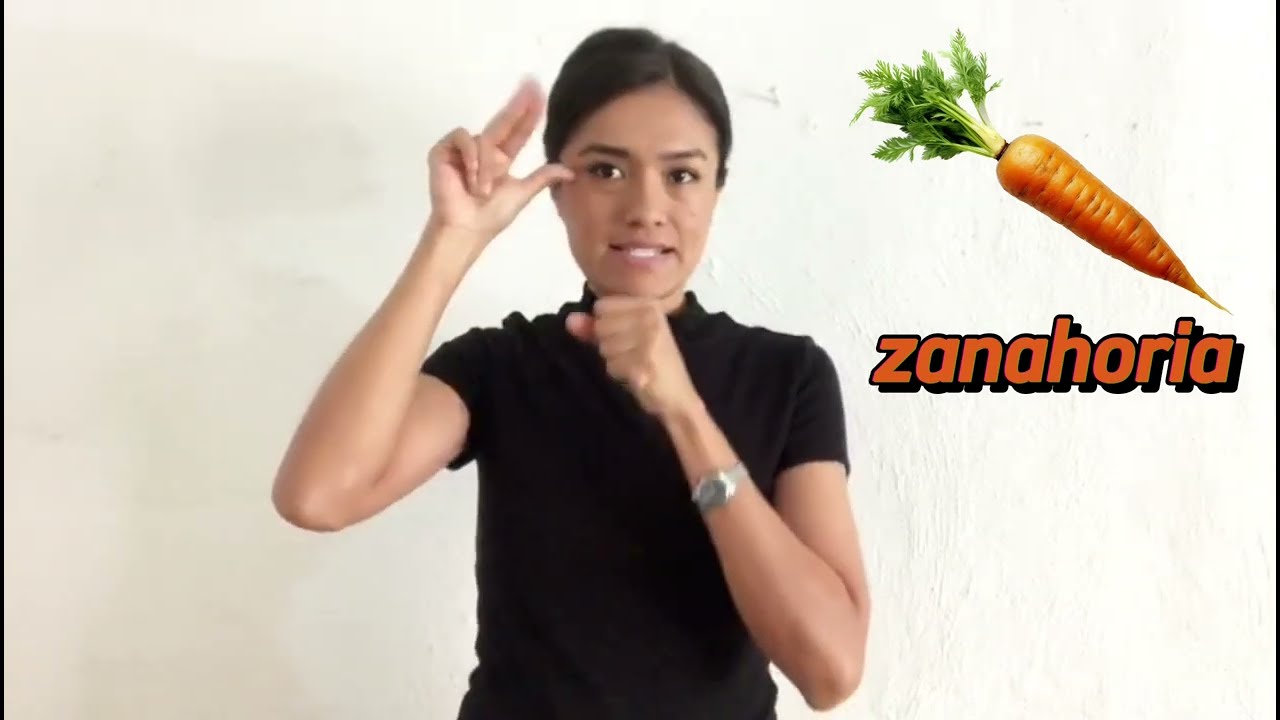 Las verduras Lengua de señas mexicana 
