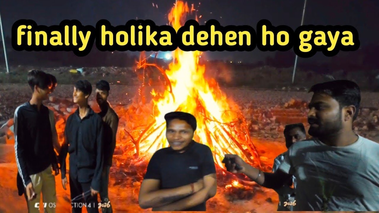 Finally holika dehen ho gaya 😊 ||@sanjayshrivastavvlogs 