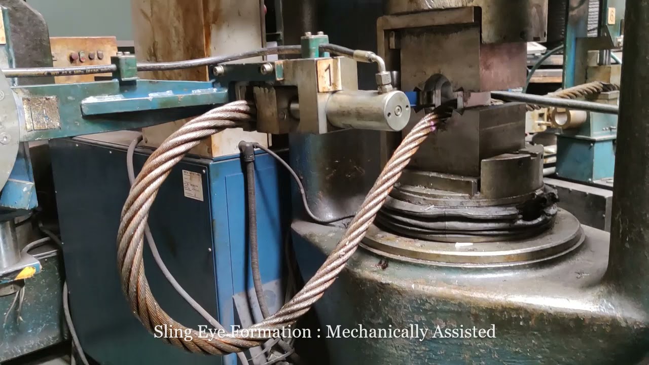 STL Soft Eye Splice - Wire Rope Sling Production