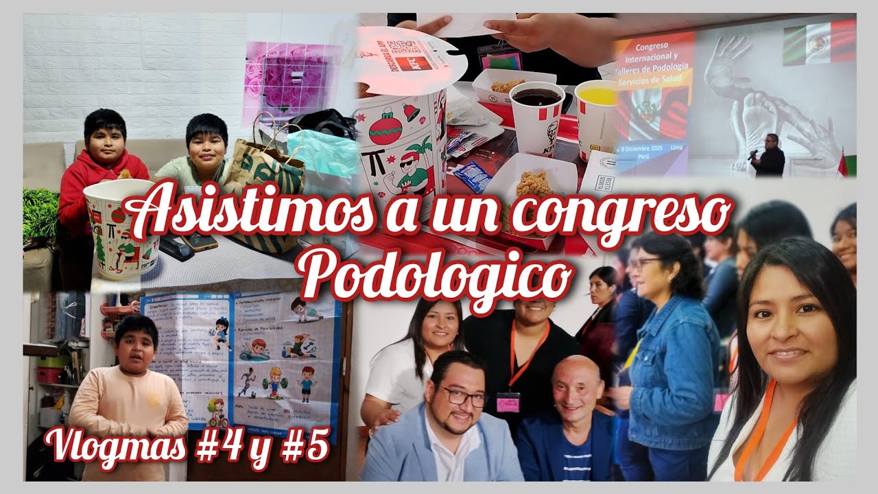 ✅Vlogmas #4 y #5 // ✨Asistimos a un congreso podologico  //