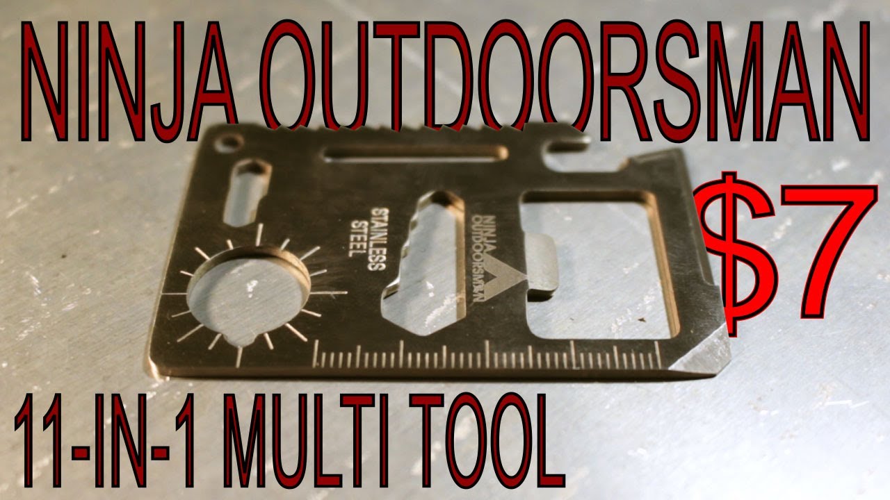 NAT Review | Ninja Outdoorsman 11-in-1 Credit Card Multi Tool