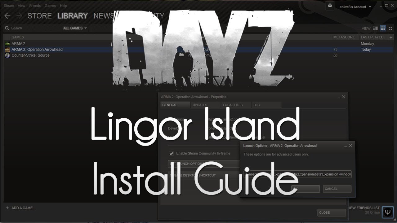 ARMA 2: DayZ Mod — Lingor Island Installation!