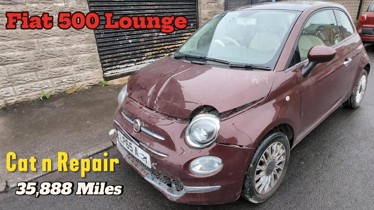 Fiat 500 Lounge 35,888 miles Cat N Repair