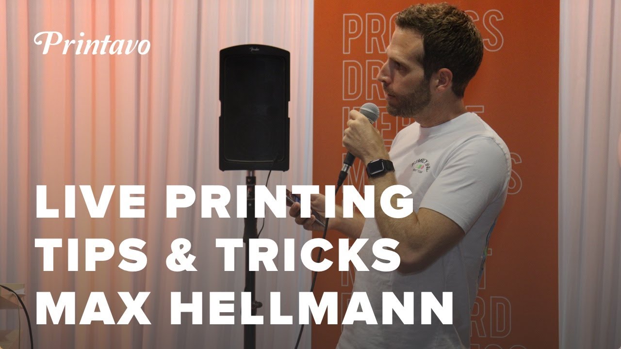 Live Screen Printing Tips & Tricks | Max Hellmann | PrintHustlers Conf 2019