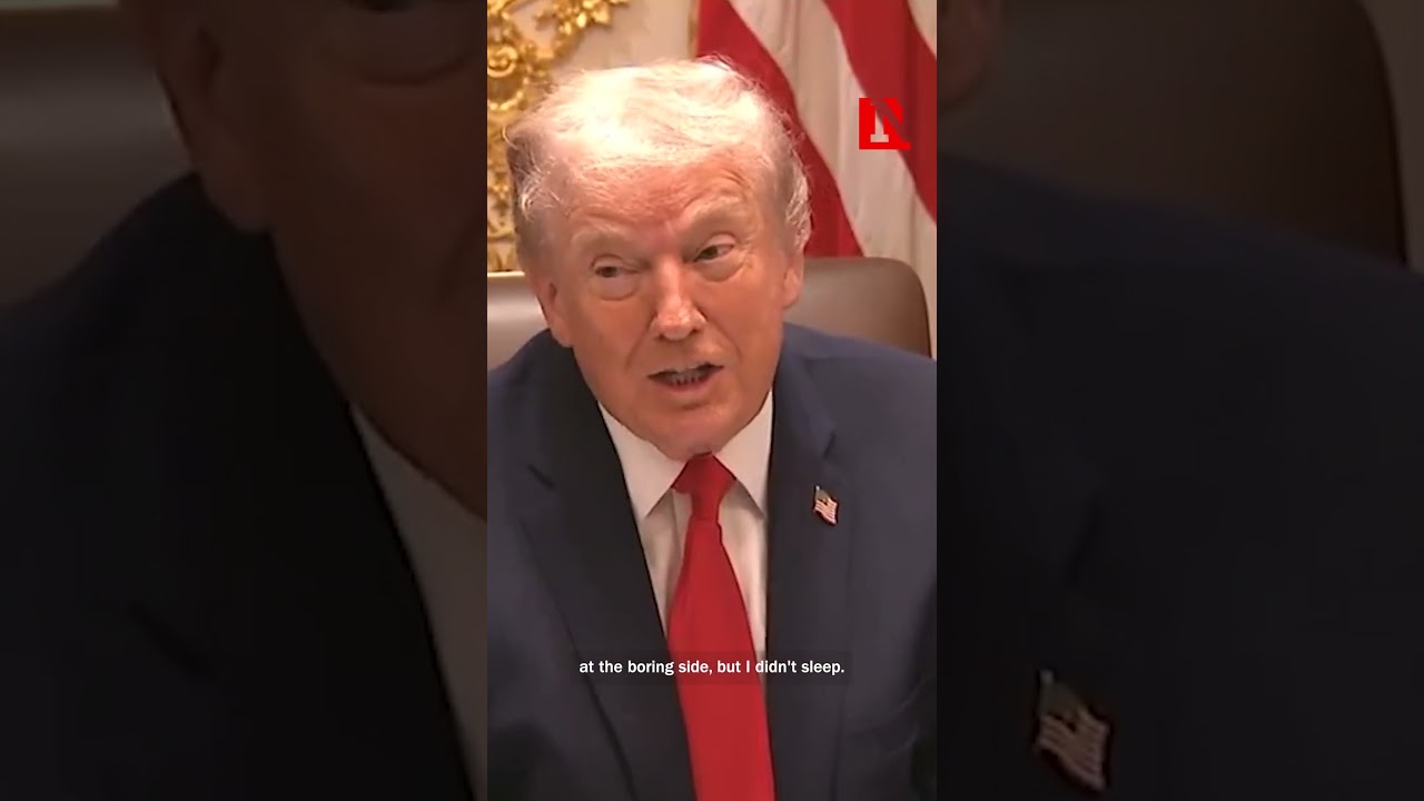 Donald Trump Denies Claims That He Fell Asleep During Cabinet Meeting