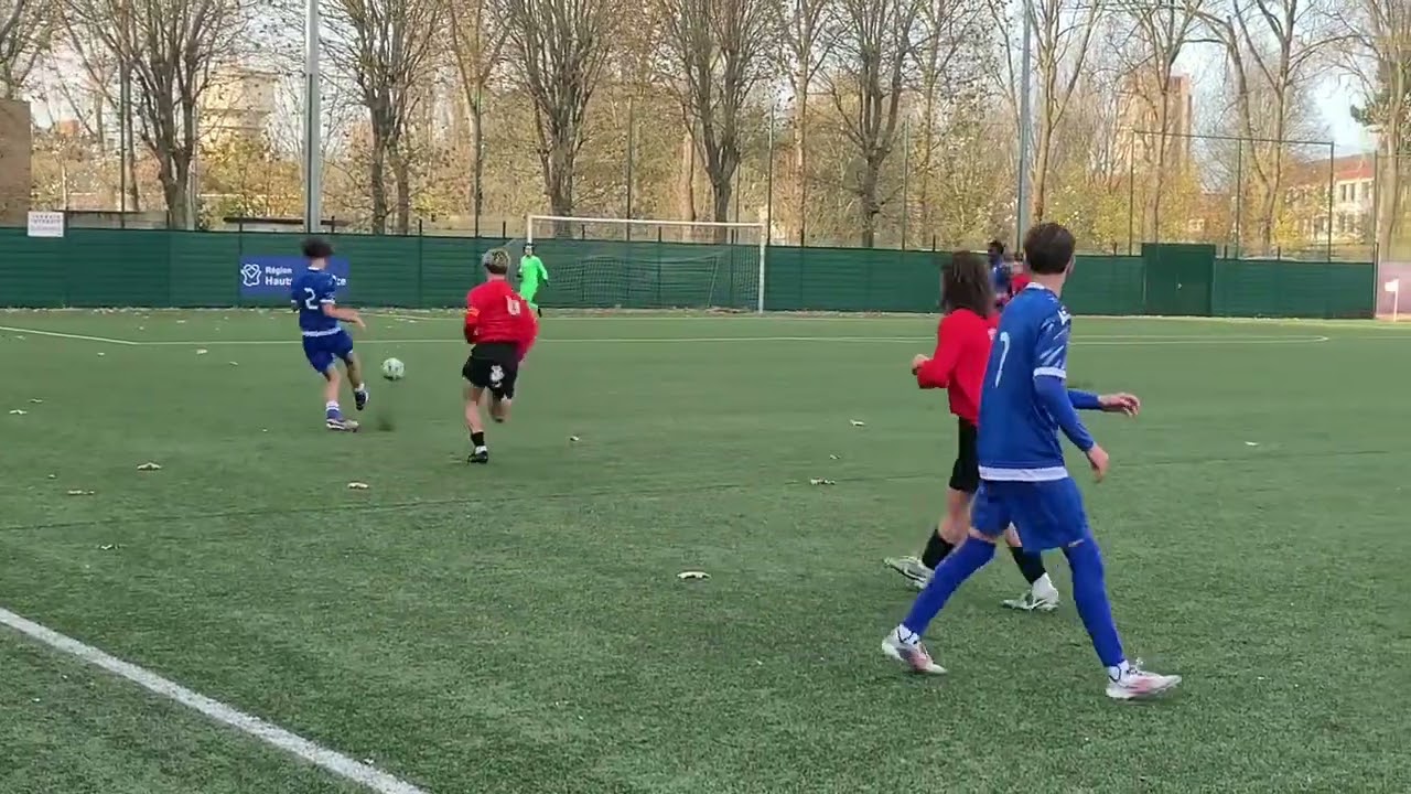 FC Chambly U16 vs Dunkerque U16 – Match Complet | Walid Khoumch (Milieu, 15 ans)