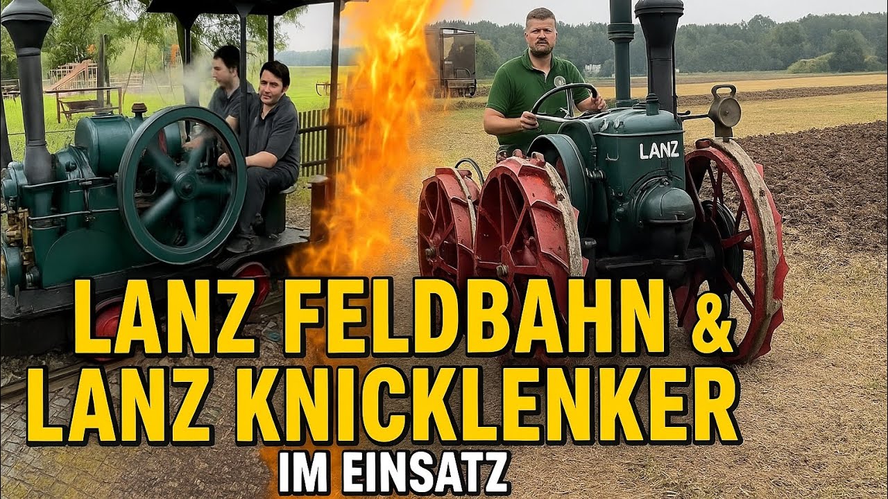 Lanz Bulldog Feldbahn & Lanz Bulldog Knicklenker im Einsatz Niederwürschnitz 2025