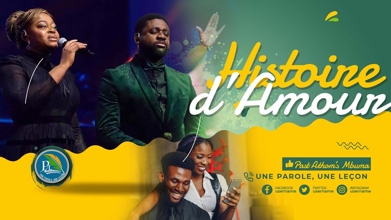 Pasteur Athom's mbuma voici mon histoire d'amour avec maman Nadege