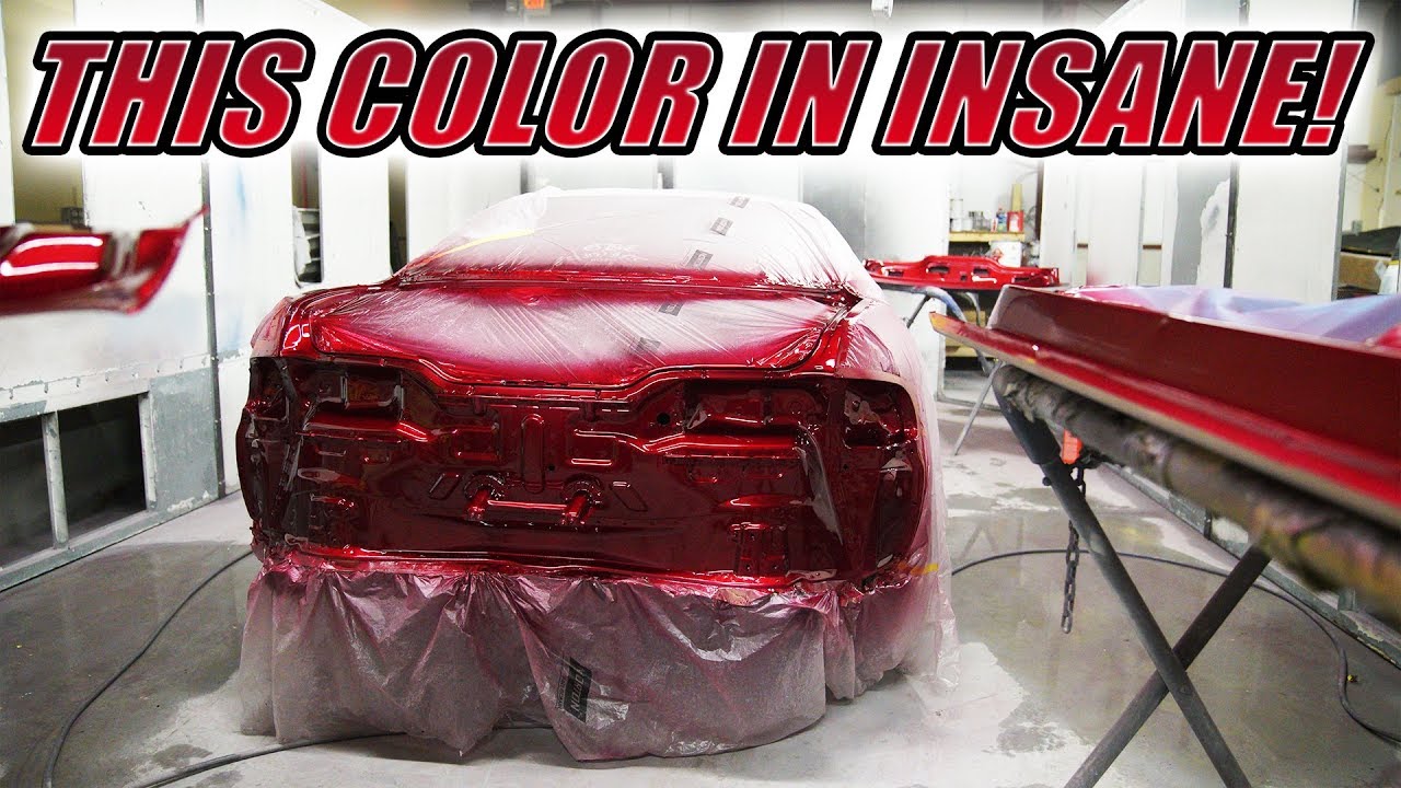 Spraying HOUSE OF KOLOR BRANDYWINE KANDY for the FIRST TIME!