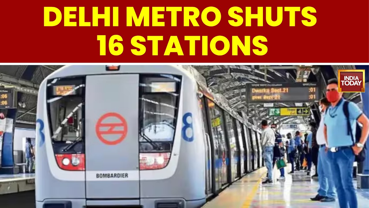 Delhi Metro Shuts 16 Stations Amid Jantar Mantar Protest | CJP Protest | India Today