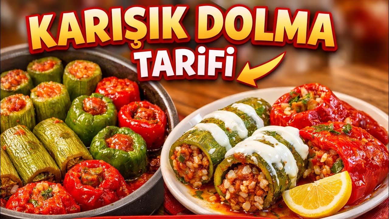 Hollanda' da canlı yayında karışık dolma yapıyoruz