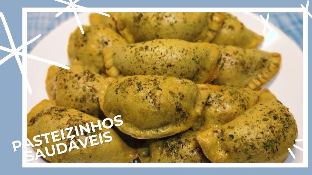 Pastéis Saudáveis feitos com Farinha de Aveia e Frango