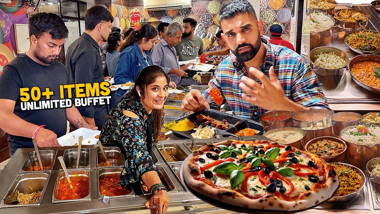 EXPOSED! 🥵 450/- Rs में 50+ Items | Unlimited Indian Street Food Buffet | Multi Cuisine Buffet?
