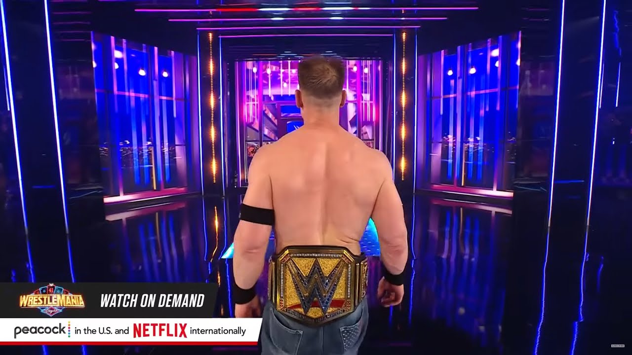 Undisputed WWE Champion Cody Rhodes vs. John Cena WrestleMania 41