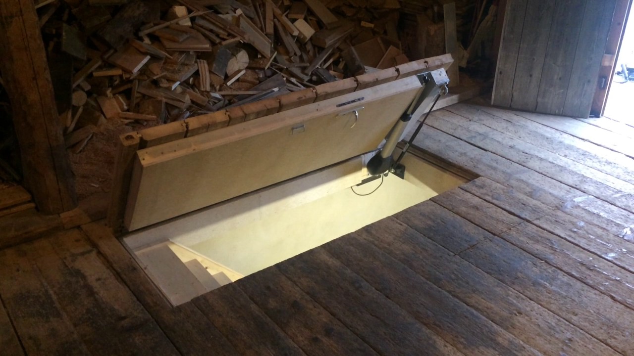 Motorisation trappe plancher
