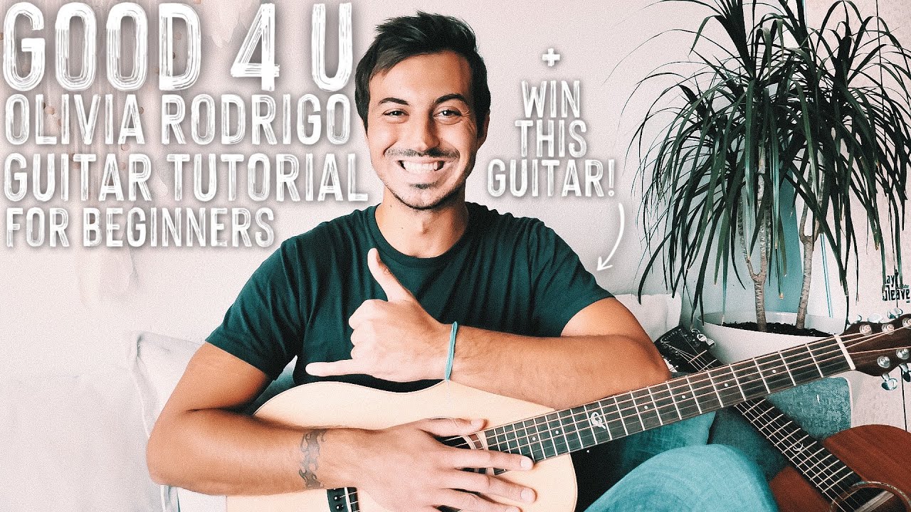 Good 4 U Olivia Rodrigo Guitar Tutorial // Good 4 U Guitar // Guitar Lesson #871