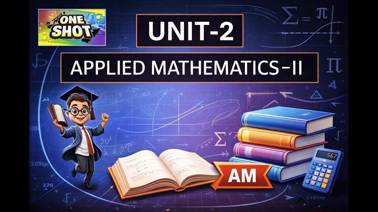 Applied Mathematics -2 | Unit – 2 | Residue Theorem | One Shot | BTech Buddy💯