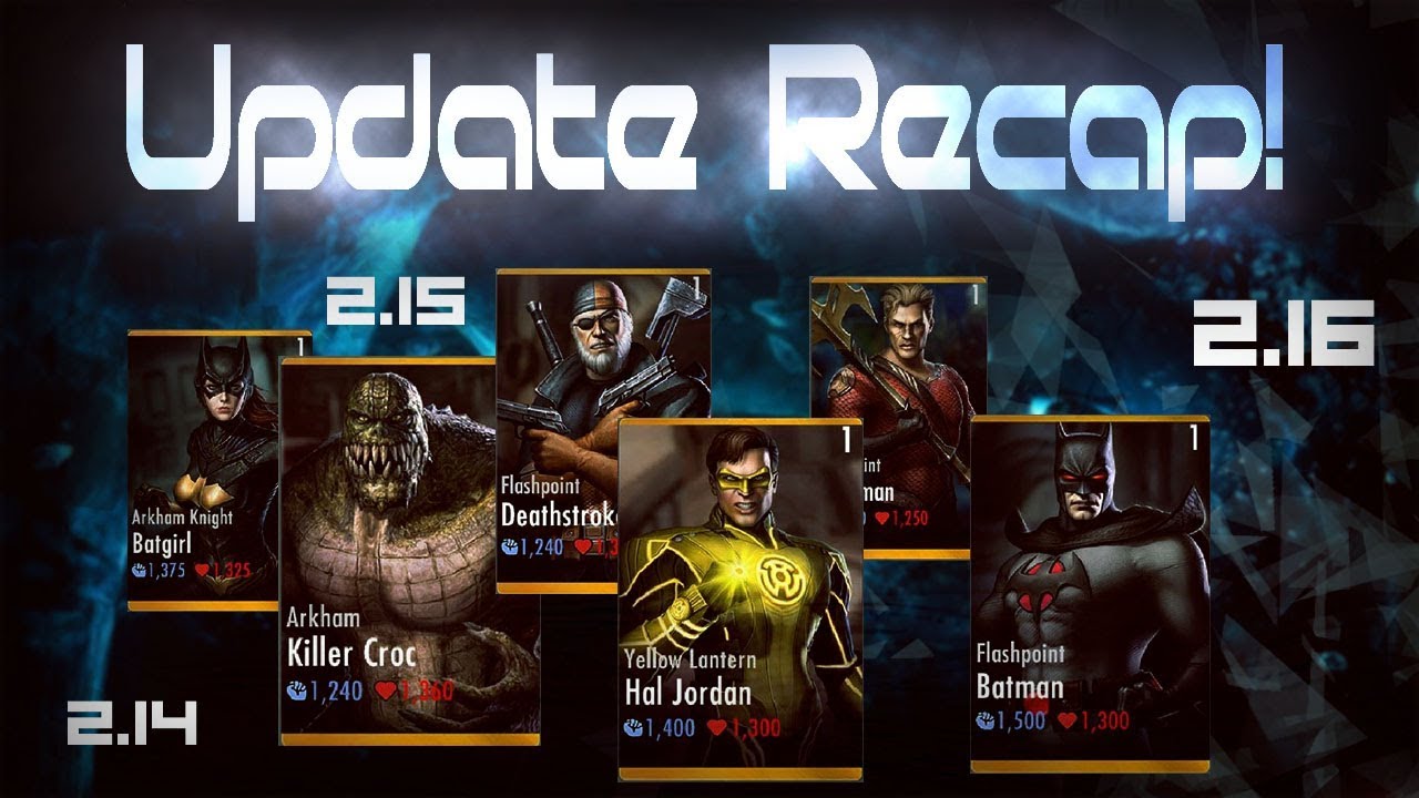 Recap Video! Injustice Mobile 2.14-2.16 Update! IOS/Android