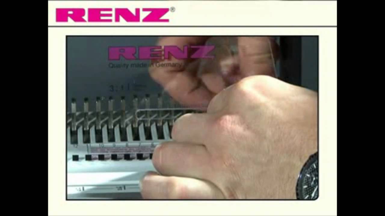Renz ECO S 360 Comfort Electric Wire Binding Machine Demo V