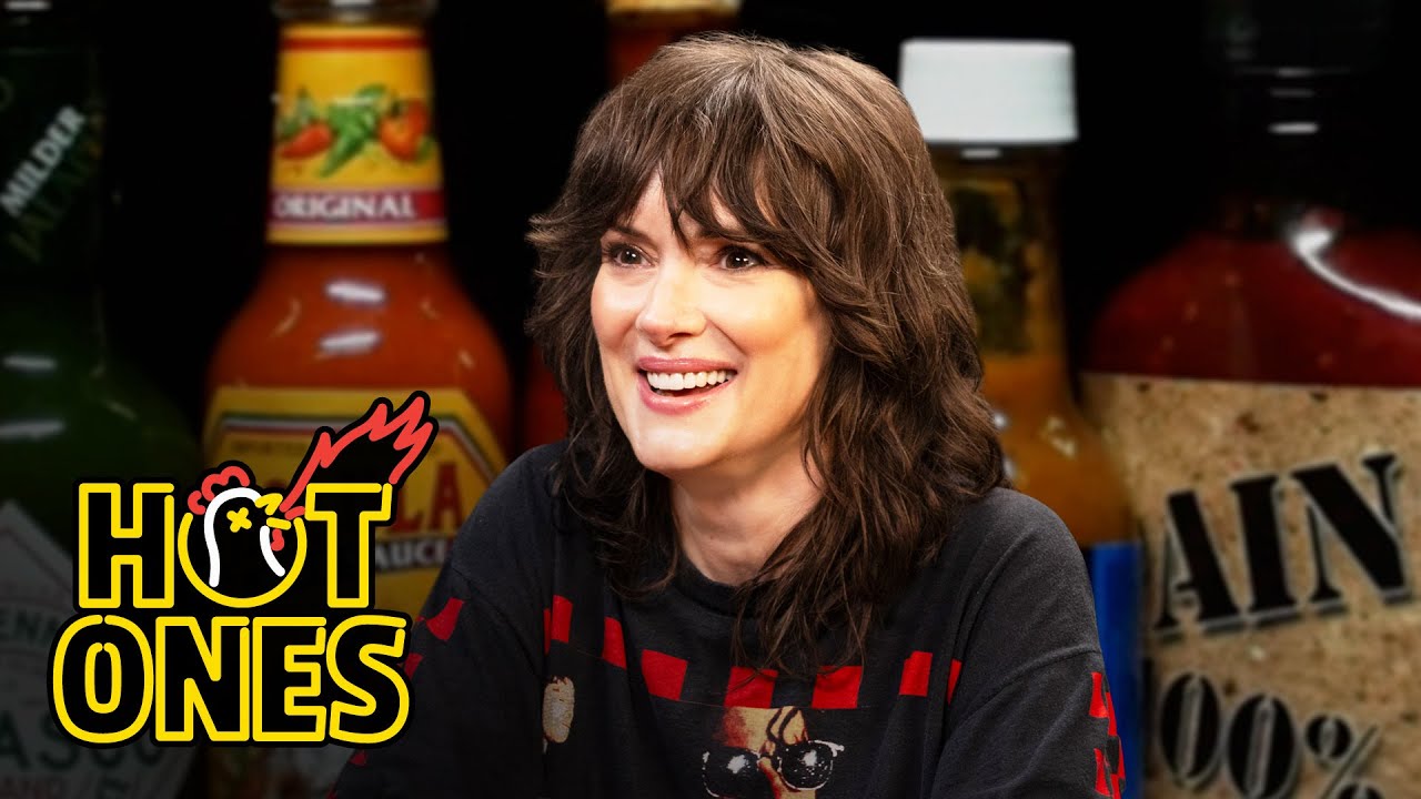 Winona Ryder Needs More Ice Cream While Eating Spicy Wings | Hot Ones