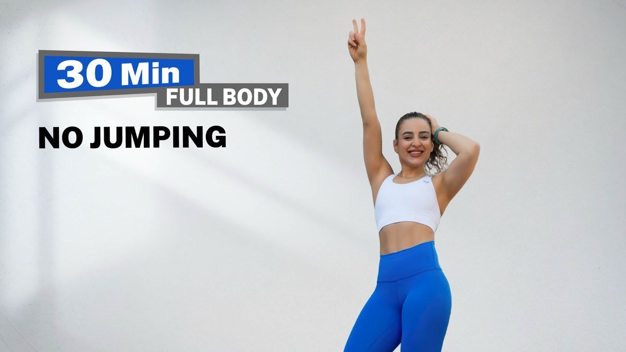 30 MIN NO JUMPING LOW IMPACT WORKOUT – NO EQUIPMENT – NO REPEAT – BURN WITHOUT STRESSING YOUR JOINTS