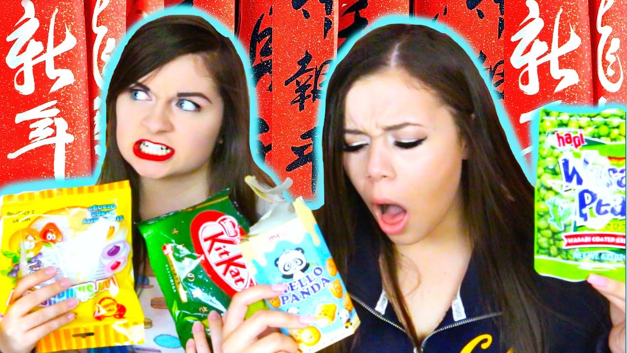 Americans Try Asian Food! | HeyItsSarai