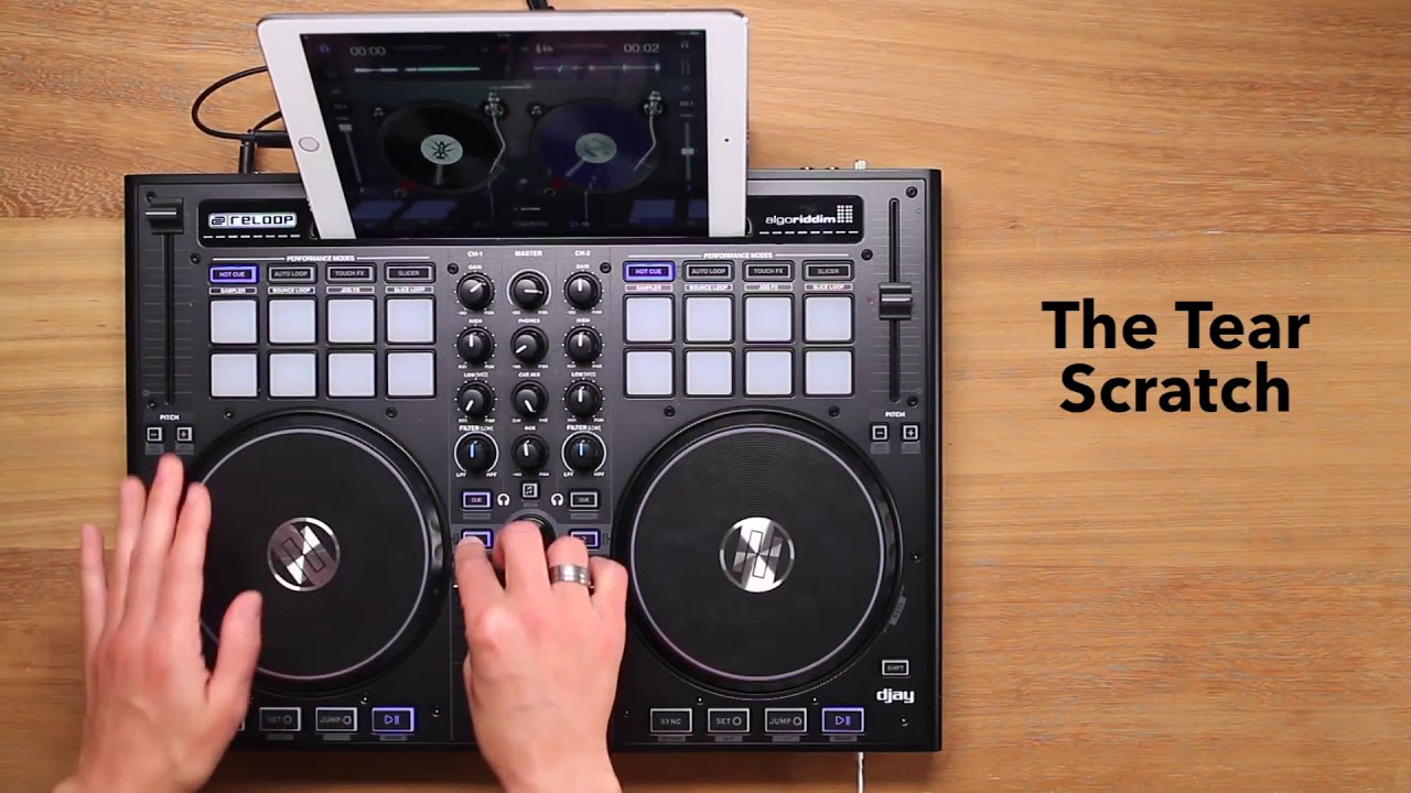 Controller Scratching.   13.  Tear Scratch. Tutorial 13/17 practice cut