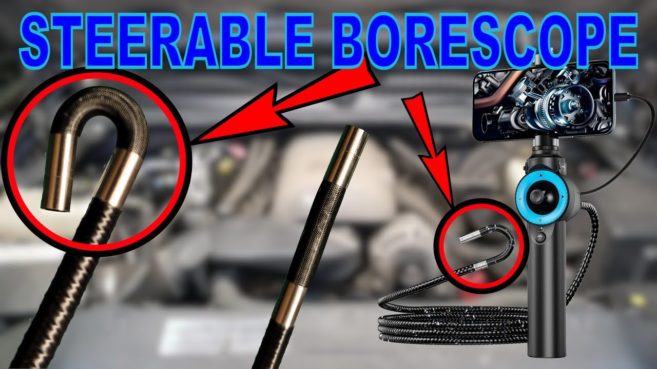 Steerable Borescope, Articulating Videoscope by Oiiwak