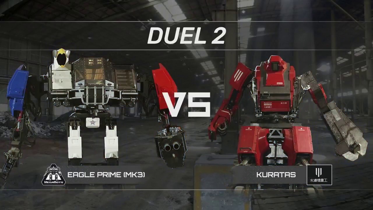 Robo Fight. Eagle Prime vs Kuratas.