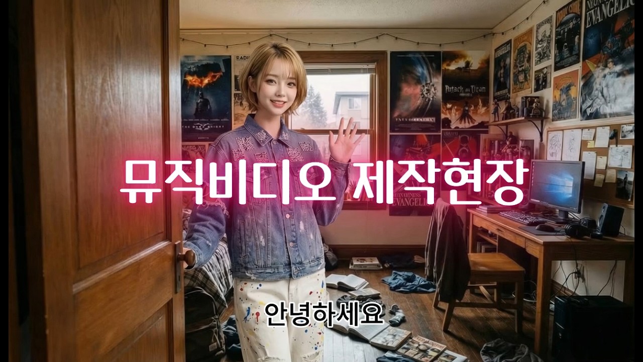 주인공도 촬영스탭들도 무슨 뮤비를 찍는지 전혀 모르고있다ㅋㅋ 다들 왜이렇게 진지한거지 '혼돈의 카오스' 메이킹 필름