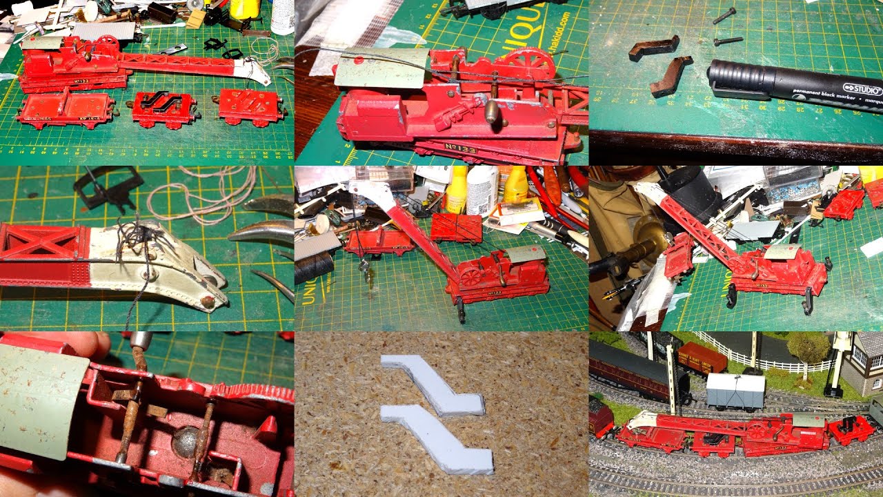OO Gauge 125, Hornby Dublo Crane Restoration